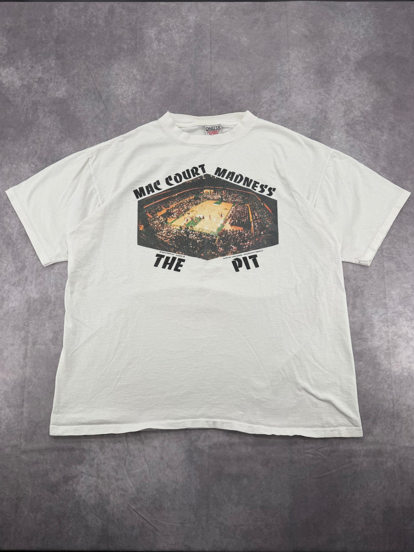 90s Mac Court Basketball Tee - XL