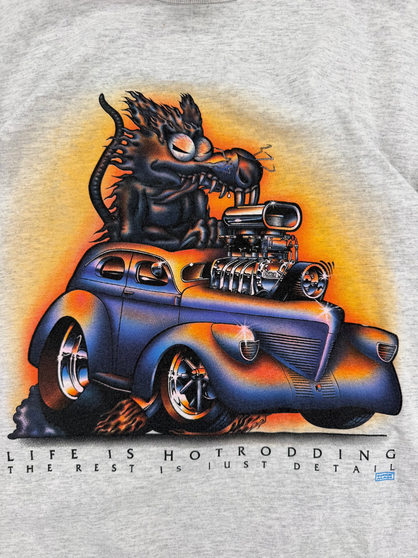 90s Hot Rod Tee - L