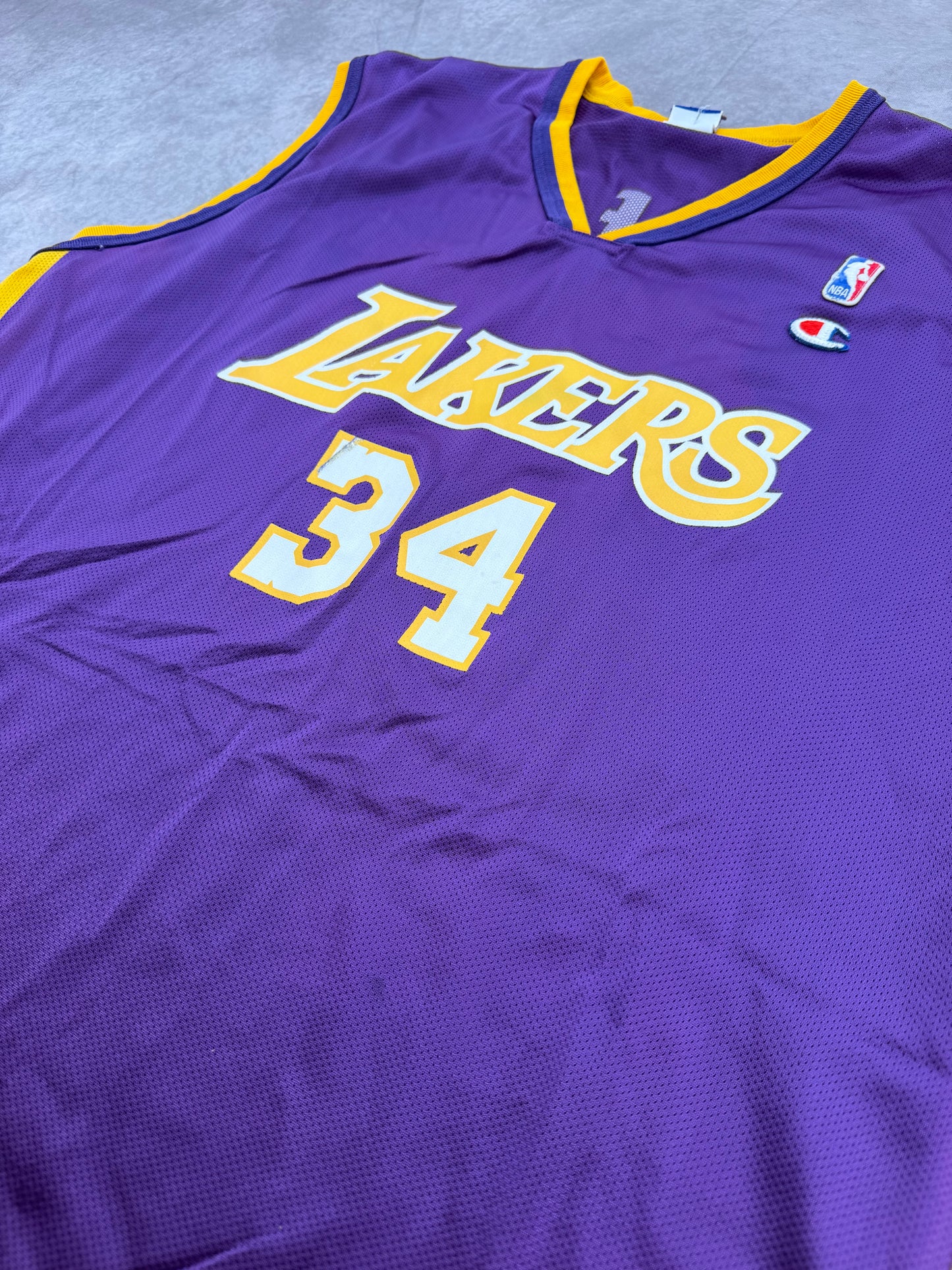 01’ Shaq Lakers Jersey - XL