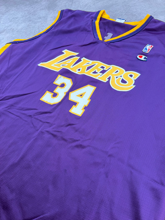 01’ Shaq Lakers Jersey - XL