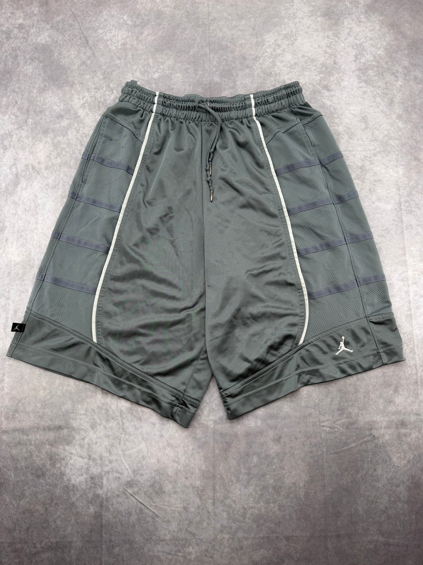 Gray Jordan Shorts - L