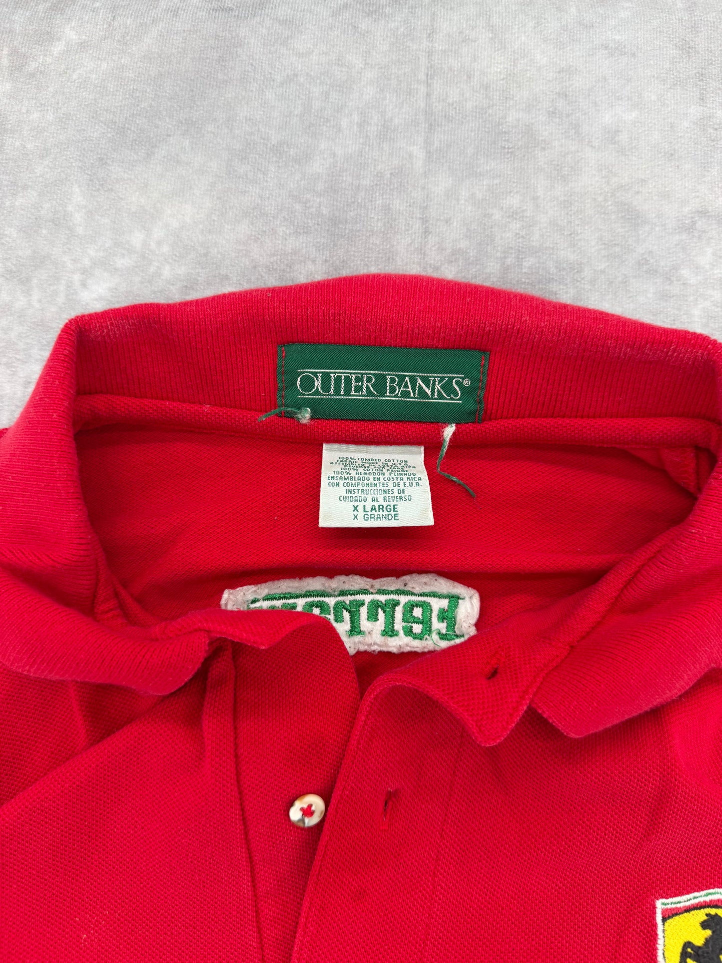 90s Ferrari Polo - XL
