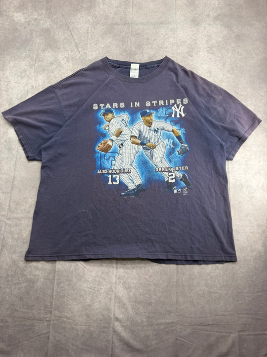 Distressed Yankees Tee - XXL