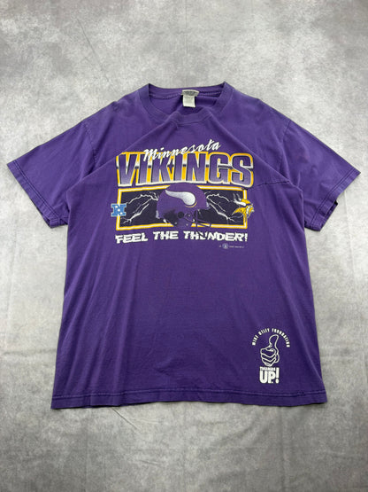 90s Vikings Tee - L
