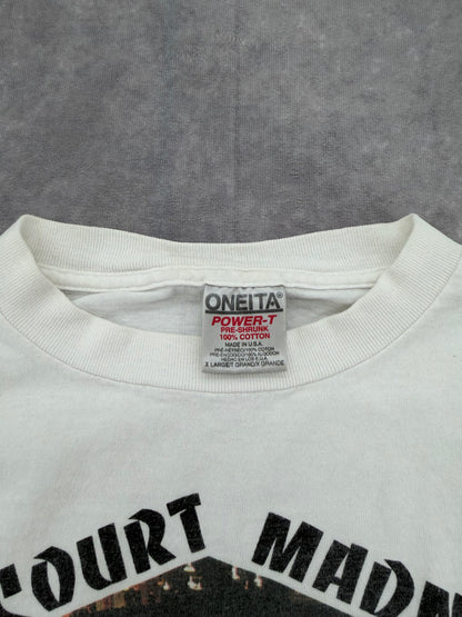 90s Mac Court Basketball Tee - XL