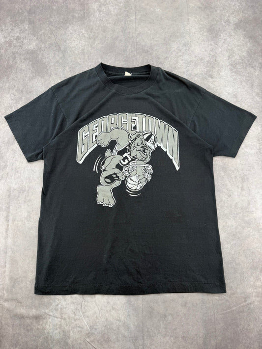 80s Georgetown Basketball Tee - L