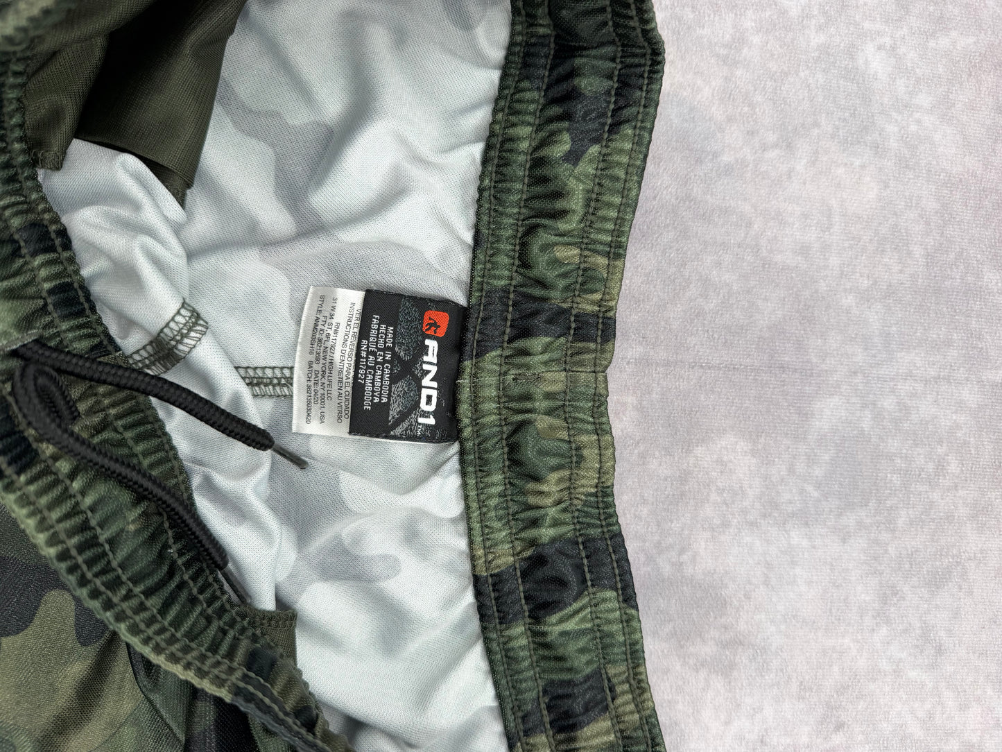 AND1 Camo Shorts - XL